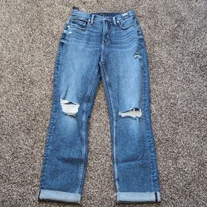 Silver Jeans 90's Boyfriend High Rise Straight Selvedge Jeans Size 26  NEW
